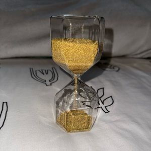 Decoration Golden Glass Timer